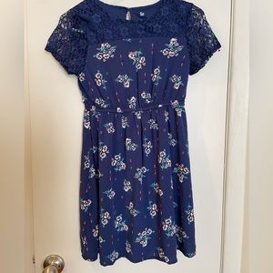 SO floral rayon dress